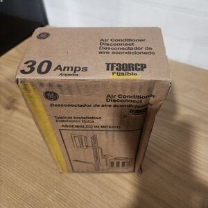 GE Fusible 30 amps AC Disconnect TF30RCP